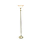 All The Rages Elegant Designs Marbleized White Glass Shade With Gold Nickel Finish Torchiere Floor Lamp
