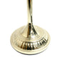 All The Rages Elegant Designs Marbleized White Glass Shade With Gold Nickel Finish Torchiere Floor Lamp
