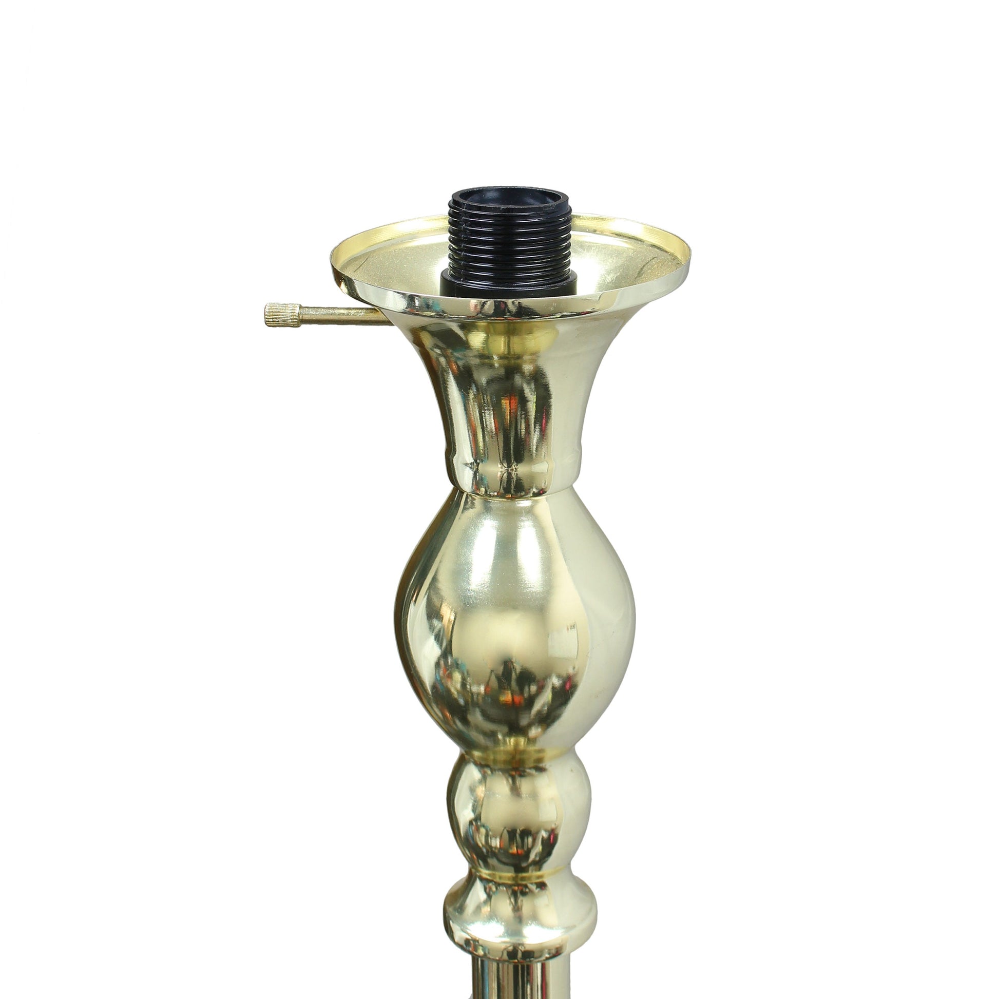 All The Rages Elegant Designs Marbleized White Glass Shade With Gold Nickel Finish Torchiere Floor Lamp
