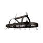 All The Rages Elegant Designs Oil Rubbed Bronze 2-Light Kitchen Pot Rack With Downlights