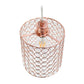 All The Rages Elegant Designs Rose Gold 1-Light Elipse Crystal Cylinder Pendant Light