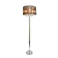 All The Rages Elegant Designs Trendy Romantic Sheer Shade Floor Lamp With Hanging Crystals