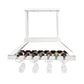 All The Rages Elegant Designs White 2-Light LED Overhead Wine Rack Downlight