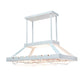 All The Rages Elegant Designs White 2-Light LED Overhead Wine Rack Downlight