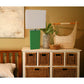 All The Rages Elegant Designs White Fabric Shade And Green Finish Modern Leather Table Lamp