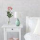 All The Rages Essentix 14" Blue Ceramic Textured Tear Drop Shaped Table Lamp With Tapered White Fabric Shade