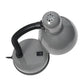 All The Rages Essentix 14" Gray Flexible Gooseneck Metal Desk Task Lamp With Bowl Shaped Shade