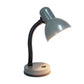 All The Rages Essentix 14" Gray Flexible Gooseneck Metal Desk Task Lamp With Bowl Shaped Shade