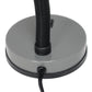 All The Rages Essentix 14" Gray Flexible Gooseneck Metal Desk Task Lamp With Bowl Shaped Shade