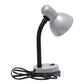 All The Rages Essentix 14" Silver Flexible Gooseneck Metal Desk Task Lamp With Bowl Shaped Shade