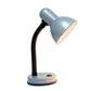 All The Rages Essentix 14" Silver Flexible Gooseneck Metal Desk Task Lamp With Bowl Shaped Shade