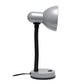 All The Rages Essentix 14" Silver Flexible Gooseneck Metal Desk Task Lamp With Bowl Shaped Shade