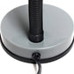 All The Rages Essentix 14" Silver Flexible Gooseneck Metal Desk Task Lamp With Bowl Shaped Shade