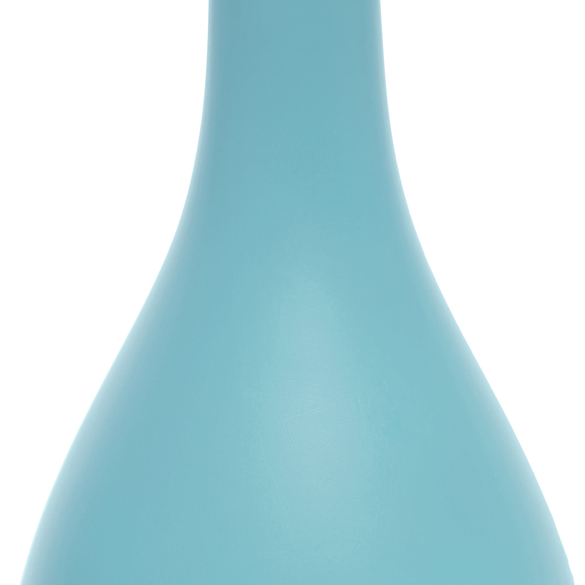 All The Rages Essentix 18" Blue Ceramic Dewdrop Table Lamp With Matching Fabric Shade