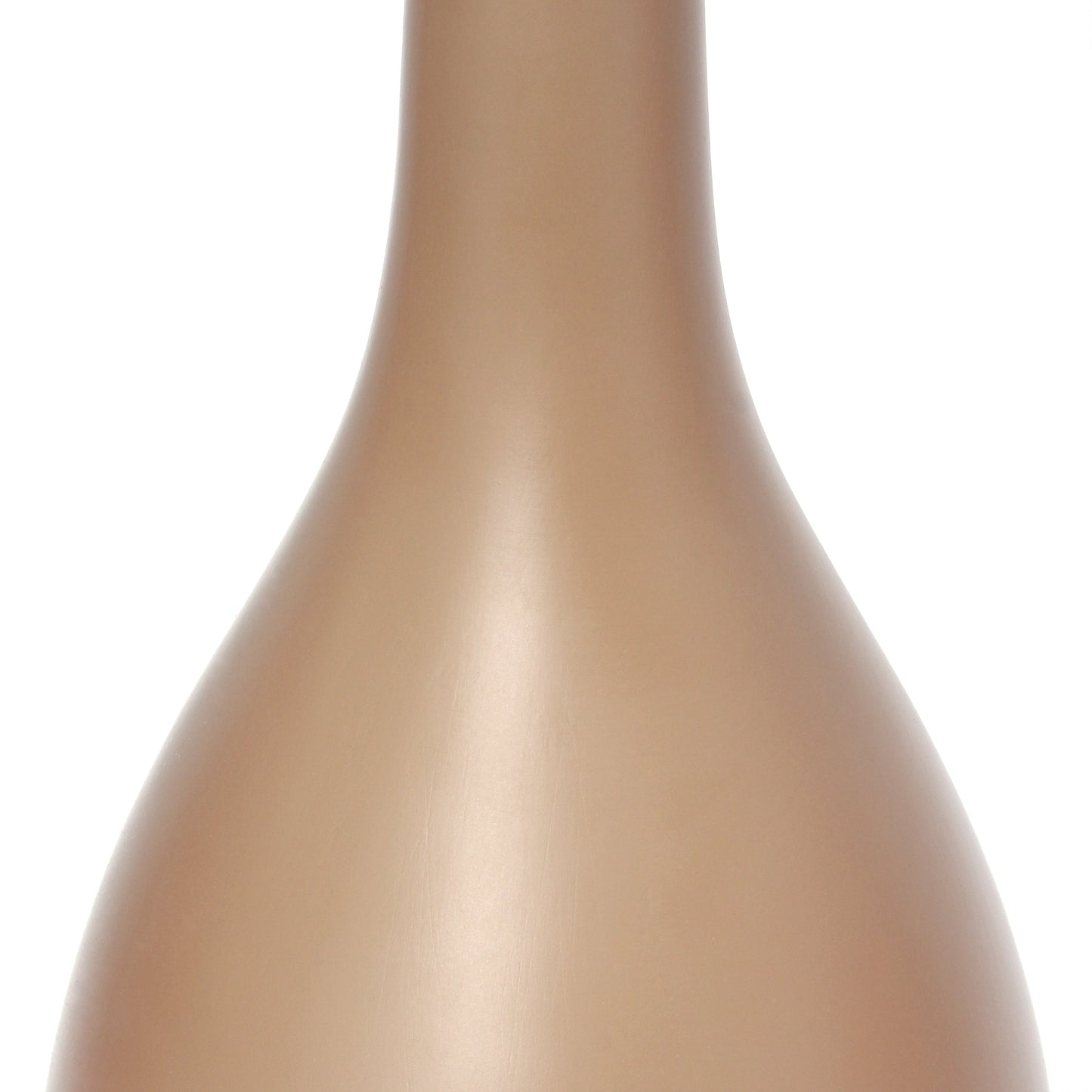All The Rages Essentix 18" Light Brown Ceramic Dewdrop Table Lamp With Matching Fabric Shade