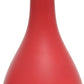 All The Rages Essentix 18" Red Ceramic Dewdrop Table Lamp With Matching Fabric Shade