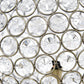 All The Rages Lalia Home 10" Antique Brass Elipse Contemporary Metal Crystal Round Sphere Glamorous Orb Table Lamp