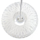 All The Rages Lalia Home 11" White Farmhouse Coastal Woven Paper Shade Pendant Light
