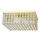 All The Rages Lalia Home 12" Gold 2-Light Classix Glam Square Crystal & Metal Flush Mount Ceiling Light