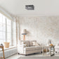 All The Rages Lalia Home 12" Restoration Bronze 2-Light Classix Glam Square Crystal & Metal Flush Mount Ceiling Light
