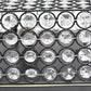 All The Rages Lalia Home 12" Restoration Bronze 2-Light Classix Glam Square Crystal & Metal Flush Mount Ceiling Light