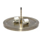 All The Rages Lalia Home 13" Antique Brass 2-Pack Classix Crystal Glam 2-Light Decorative Dome Shaped Metal Flush Mount