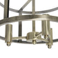 All The Rages Lalia Home 13" Antique Brass 3-Light Industrial Farmhouse Glass & Metallic Accented Semi-Flushmount