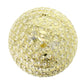 All The Rages Lalia Home 13" Gold 2-Pack Classix Crystal Glam 2-Light Decorative Dome Shaped Metal Flush Mount
