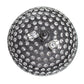 All The Rages Lalia Home 13" Restoration Bronze 2-Pack Classix Crystal Glam 2-Light Decorative Dome Shaped Metal Flush Mount