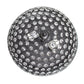 All The Rages Lalia Home 13" Restoration Bronze Classix Crystal Glam 2-Light Decorative Dome Shaped Metal Flush Mount
