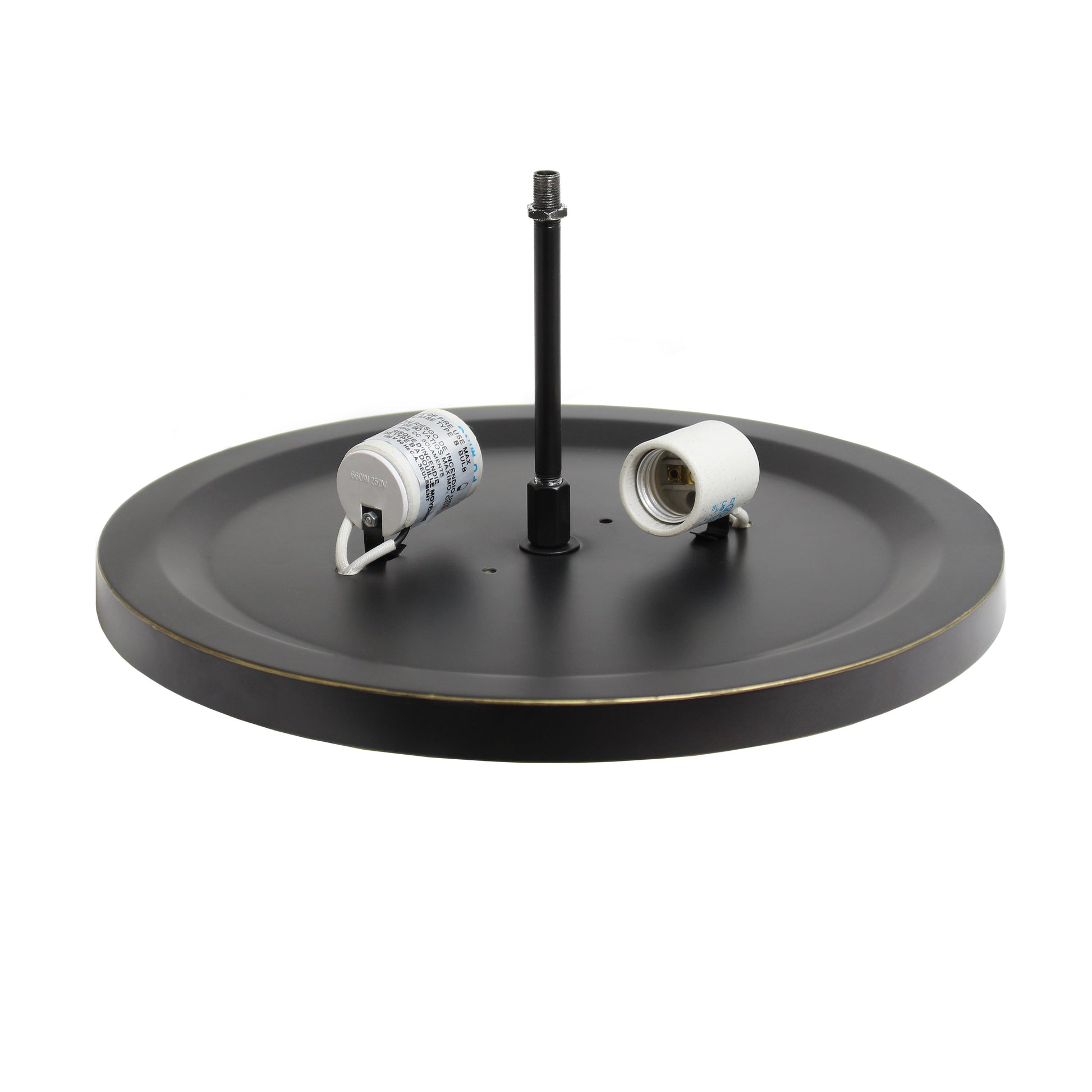 All The Rages Lalia Home 13" Restoration Bronze Classix Crystal Glam 2-Light Decorative Dome Shaped Metal Flush Mount