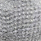 All The Rages Lalia Home 13" Silver Diamond Studded Rhinestone Look Kitty Cat Kids Table Lamp With Faux Silk Fabric Shade