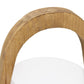 All The Rages Lalia Home 15" Organix Natural Wood Table Lamp With Frosted Glass Shade