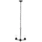 All The Rages Lalia Home 15" Restoration Bronze 3-Light Classic Contemporary Clear Glass & Metal Pendant Light