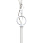 All The Rages Lalia Home 18" White 3-Light Adjustable Industrial Globe Metal & Clear Glass Pendant Light