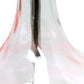 All The Rages Lalia Home 23" Pink Rose Quartz Rippled Colored Glass Table Lamp With White Fabric Shade