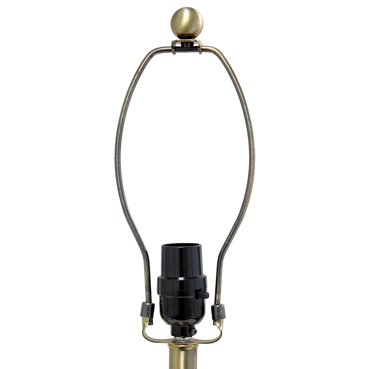 All The Rages Lalia Home 25" Gray Classic Fluted Ceramic & Metal Table Lamp With White Fabric Shade