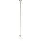 All The Rages Lalia Home 6" Brushed Nickel Minimal Industrial Farmhouse Adjustable Pendant Light With Clear Cylinder Glass Shade