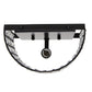 All The Rages Lalia Home 8" Black Modern Crystal & Metal Wall Sconce