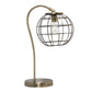All The Rages Lalia Home Antique Brass Arched Metal Cage Table Lamp