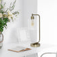 All The Rages Lalia Home Antique Brass Iron Table Lamp With Glass Shade