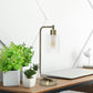 All The Rages Lalia Home Antique Brass Iron Table Lamp With Glass Shade