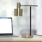 All The Rages Lalia Home Antique Brass Mid Century Modern Metal Table Lamp