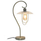 All The Rages Lalia Home Antique Brass Modern Metal Scroll Table Lamp