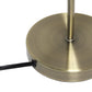 All The Rages Lalia Home Antique Brass Modern Metal Scroll Table Lamp