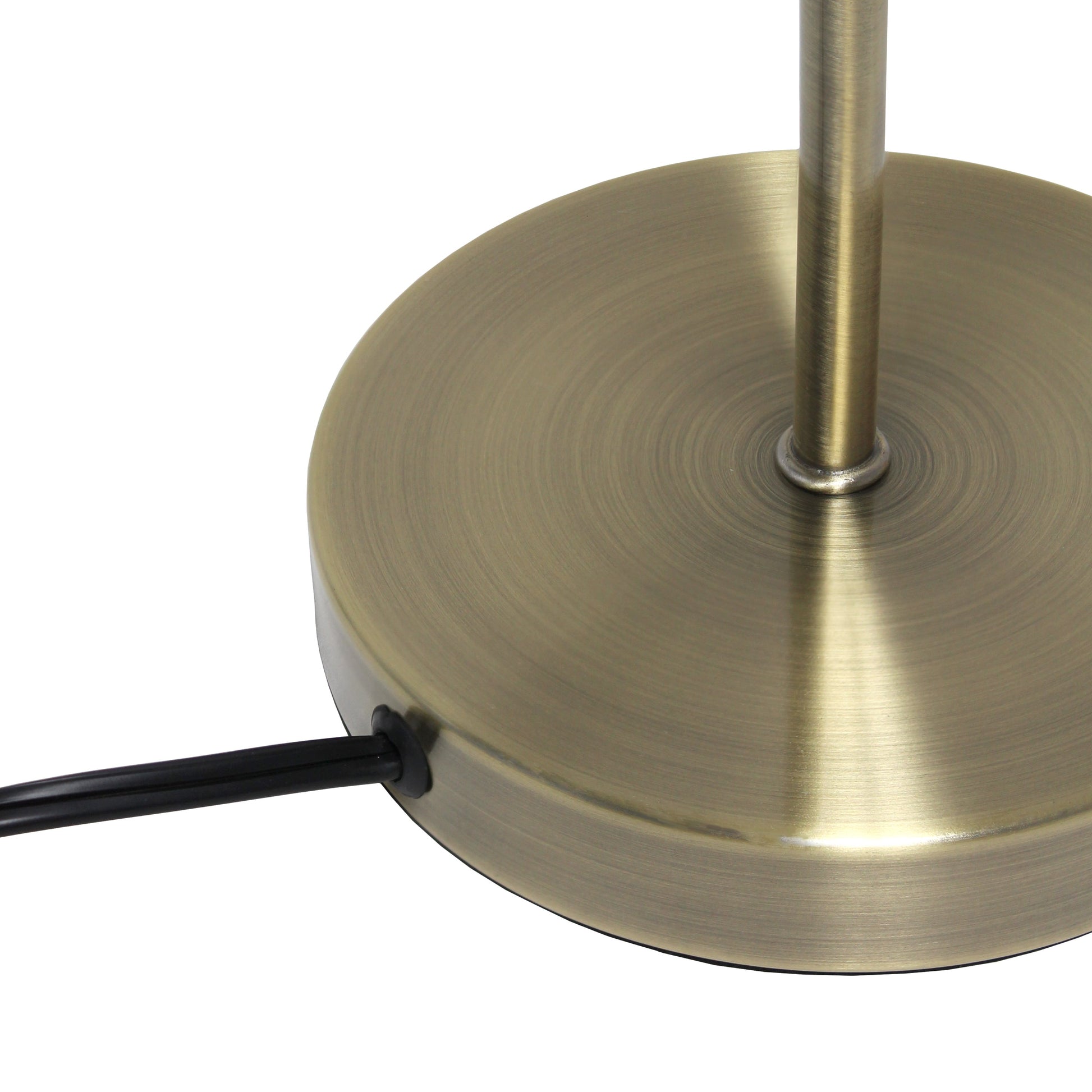 All The Rages Lalia Home Antique Brass Modern Metal Scroll Table Lamp