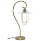 All The Rages Lalia Home Antique Brass Modern Metal Scroll Table Lamp