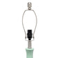 All The Rages Lalia Home Aqua Droplet Table Lamp With Fabric Shade