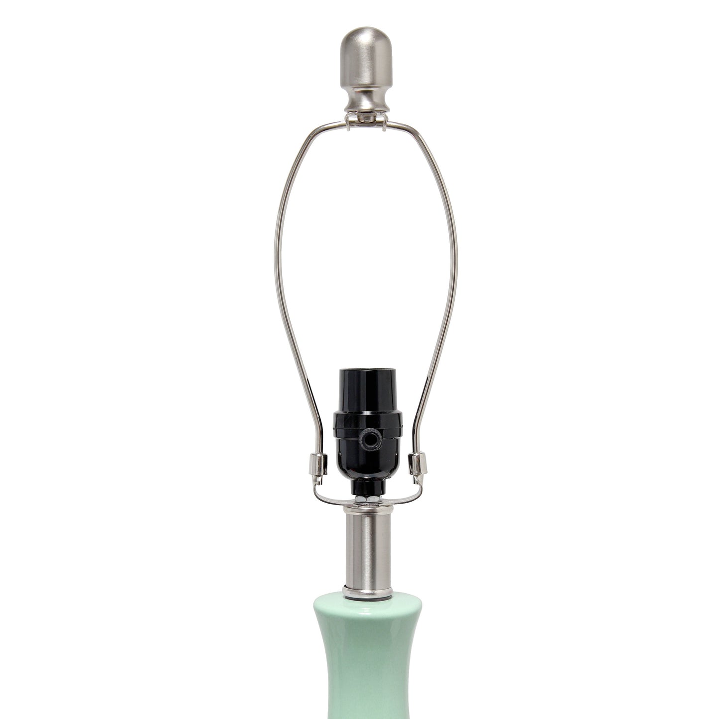 All The Rages Lalia Home Aqua Droplet Table Lamp With Fabric Shade