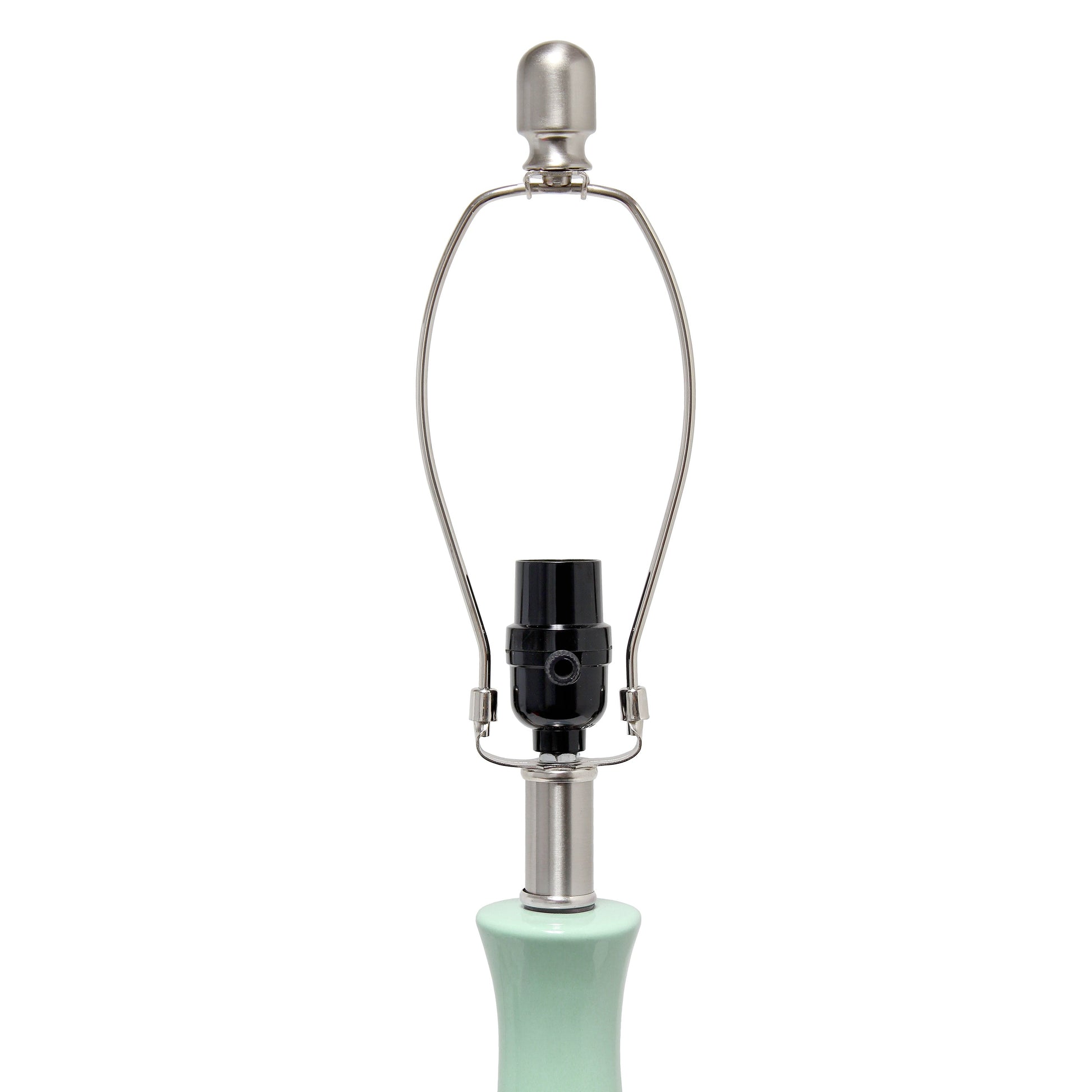 All The Rages Lalia Home Aqua Droplet Table Lamp With Fabric Shade